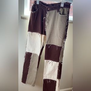Jaded London patchwork pants